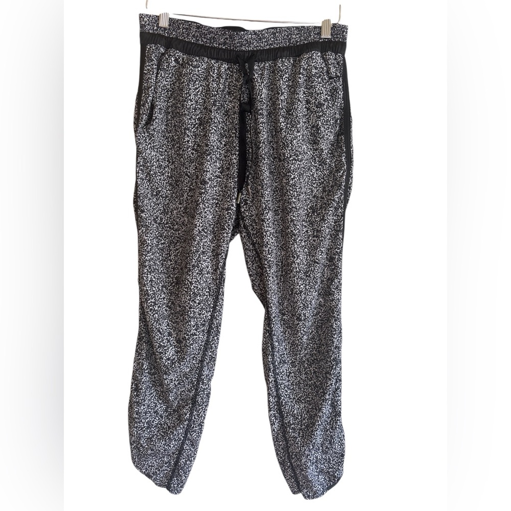 lululemon athletica Black and White Joggers
